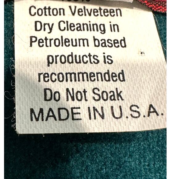 Double D RanchWear Green Velvet Beaded Vintage Button Western Jacket Size Small - Picture 7 of 9